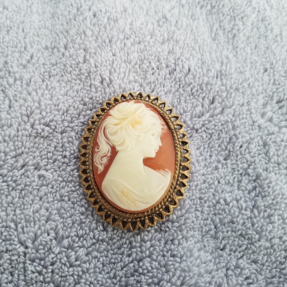 Vintage Cameo Brooch